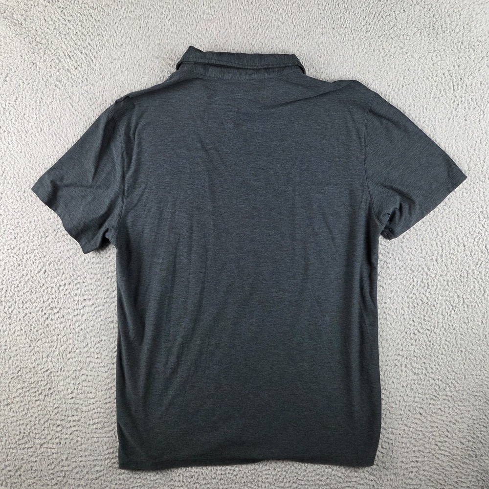 Vuori Strato Tech Polo Stretch Performance Shirt Mens Large Gray Golf Gym - Picture 7 of 7